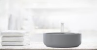 Раковина-чаша WeltWasser Elbach 3134 MFG 35 10000004513 Светло-серая матовая фаянс накладная