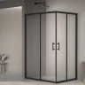 Душевой уголок RGW Passage PA-146B 90x70 020814679-14 профиль Черный стекло прозрачное