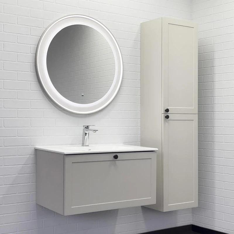 Шкаф пенал Comforty Ереван 40 00-00017603 подвесной Серый шелк