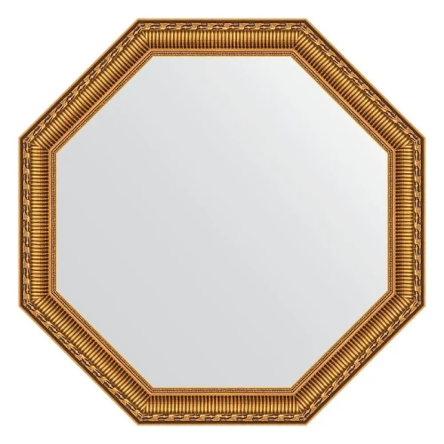 Зеркало Evoform Octagon 65х65 BY 3986 в багетной раме - Золотой акведук 61