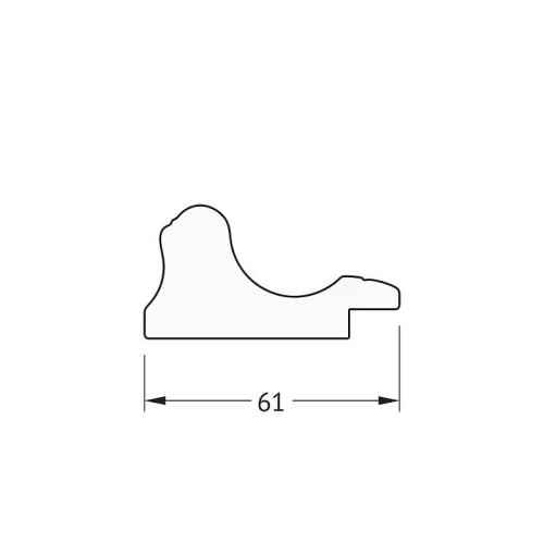 Зеркало Evoform Octagon 65х65 BY 3986 в багетной раме - Золотой акведук 61