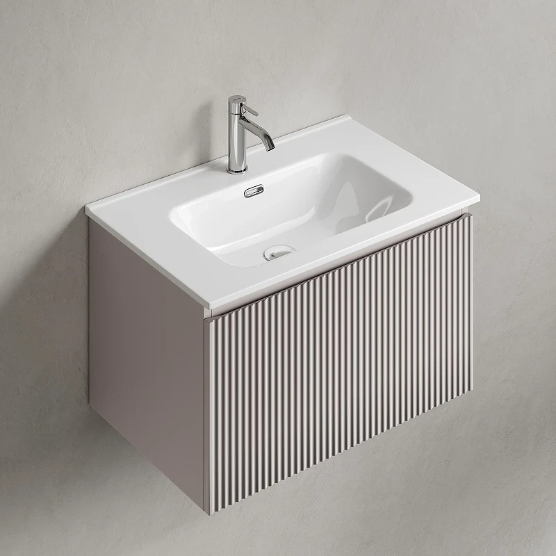 Тумба под раковину Sancos Snob R 1.0 70 SNR1.070SM подвесная цвет Doha Soft
