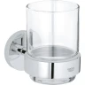 Стакан для зубных щеток Grohe Essentials 40447001 прозрачное стекло