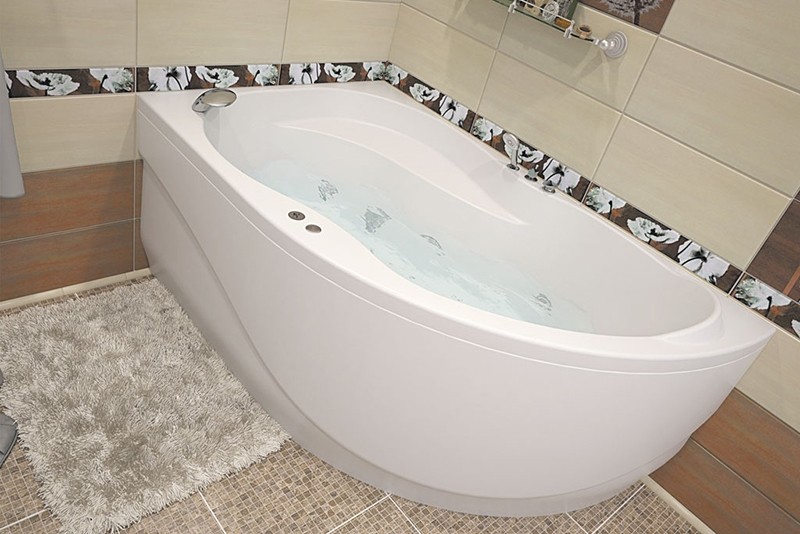 Акриловая ванна Aquanet Graciosa 150x90 L 203940 без гидромассажа