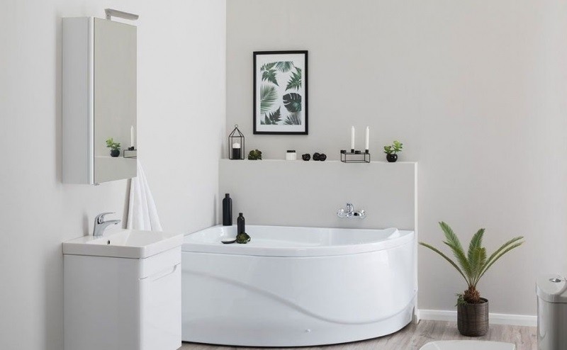 Акриловая ванна Aquanet Graciosa 150x90 L 203940 без гидромассажа
