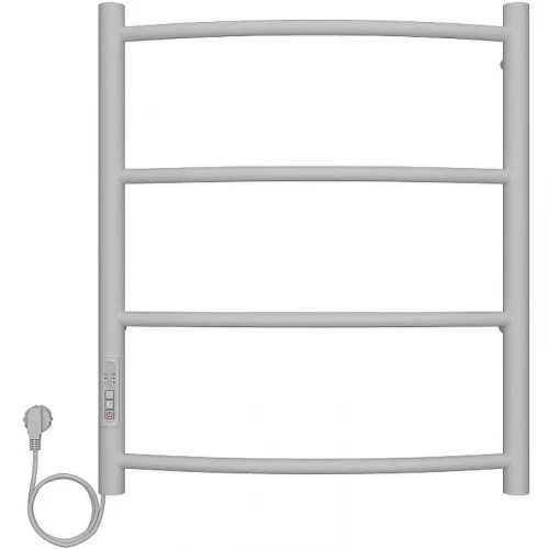 Электрический полотенцесушитель Azario Verona 500x600 П4 AZ04756W диммер слева Белый