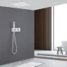 Душевая система Abber Daheim AF8255W c термостатом цвет Белая матовая