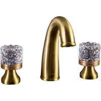 Смеситель для раковины Boheme Crystal 317-CRST Бронза латунь