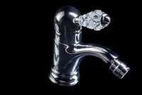 Смеситель для биде Boheme Crystal 266-CRST Хром латунь