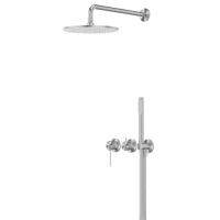Душевая система Abber Emotion 316 AF8819BST цвет Сталь брашированная