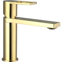 Смеситель для раковины Caprigo Kub 54-020-brg Золото матовое