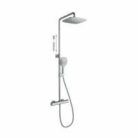 Душевая система Ravak 10° Free TD F 091.00/150 X070141 с термостатом Хром латунь на стену