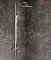 Душевая система Ravak 10° Free TD F 091.00/150 X070141 с термостатом Хром латунь на стену