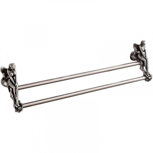 Полотенцедержатель Art&amp;Max Fairy AM-B-0988-T двойной Серебро