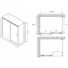 Душевой уголок Abber Komfort 160x90 AG93160B-S92B профиль Черный стекло прозрачное