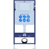 Комплект унитаза с инсталляцией Aquatek Set Aquatek Классик-010 4в1 с сиденьем Микролифт и клавишей смыва Хром глянцевый фарфор подвесной