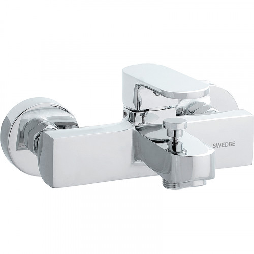 Смеситель для ванны Swedbe Lynx 2330 Хром латунь на стену