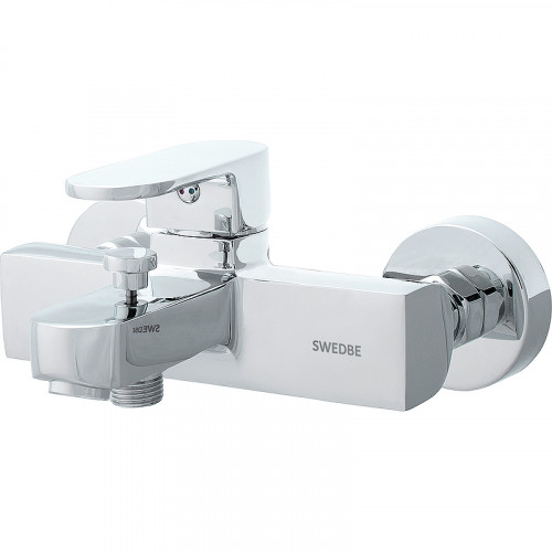 Смеситель для ванны Swedbe Lynx 2330 Хром латунь на стену