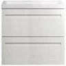 Тумба под раковину Art&Max AM-Platino-750-2C-SO-BL подвесная Белый глянец МДФ / ЛДСП