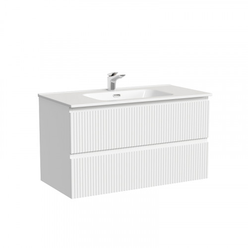 Тумба под раковину Sancos Snob R 90 SNR90W подвесная Bianco