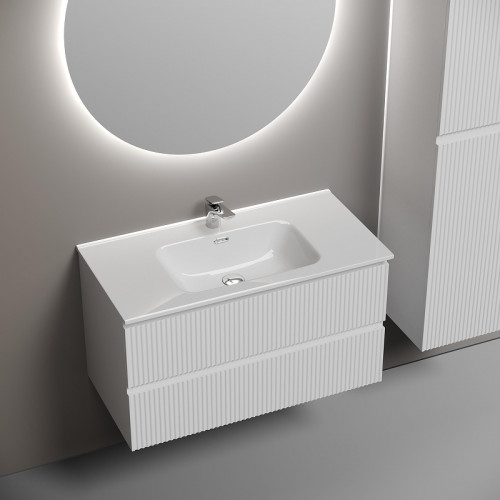 Тумба под раковину Sancos Snob R 90 SNR90W подвесная Bianco