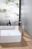 Смеситель для раковины Abber Wasser Kreis AF8111 Хром латунь