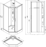 Душевая кабина Aquanet Passion 3.0 90x90 348370 без гидромассажа