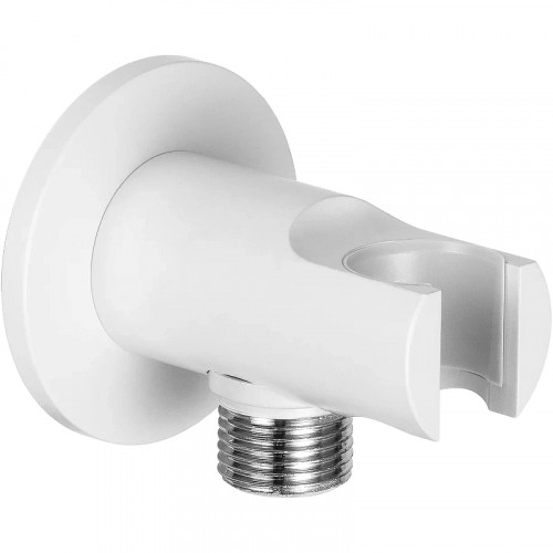 Шланговое подключение Remer 337MBO Белое матовое латунь на стену