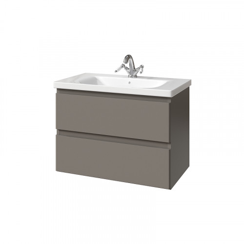 Тумба под раковину Caprigo Forte 80 36112-SF025 подвесная цвет Айрон