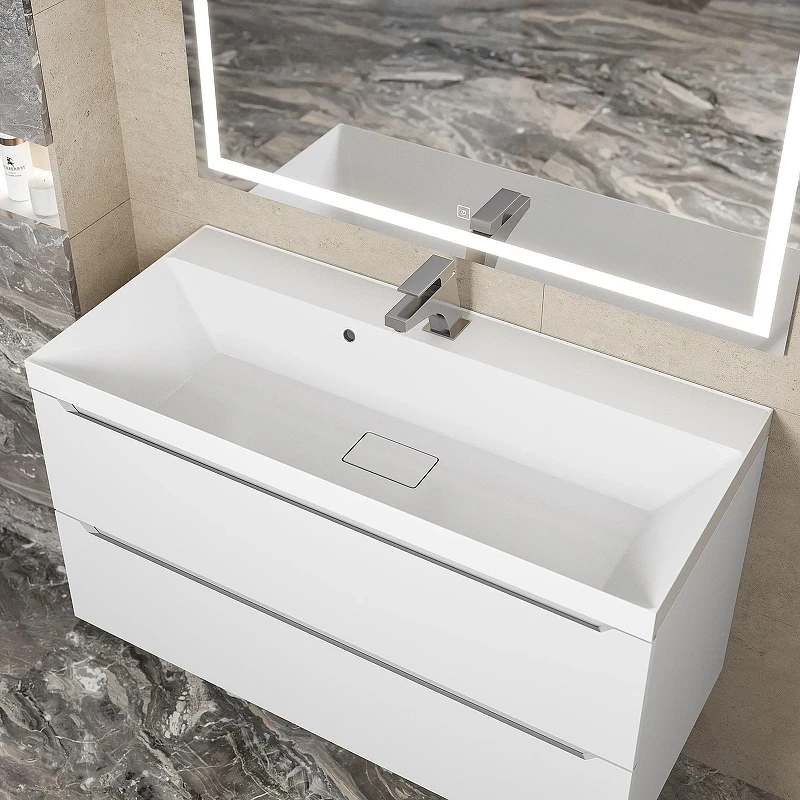 Раковина Uperwood Classic New 100 291021041 цвет Белый глянцевый