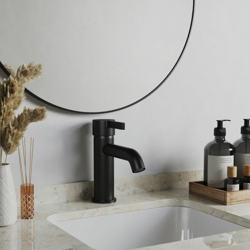 Смеситель для раковины Paini Brera 74PZ205O Черный матовый