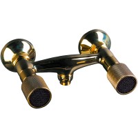 Смеситель для душа Boheme Royal Cristal 294-Royal/CRST black Золото латунь на стену