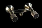 Смеситель для душа Boheme Royal Cristal 294-Royal/CRST black Золото латунь на стену