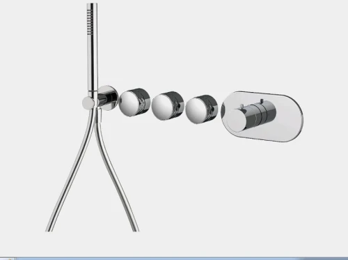 Смеситель для душа Fima Carlo Frattini Fimatherm F5628X3VNS цвет Шампань