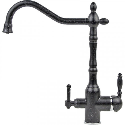 Смеситель для кухни Viko V-5324 Черный мрамор латунь