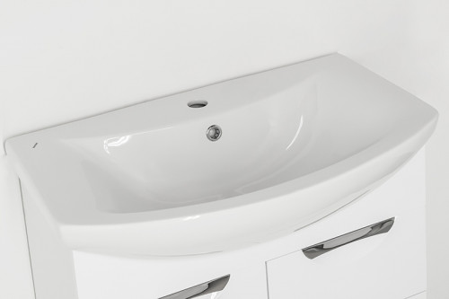 Тумба под раковину Style Line Жасмин 70 Белый глянец МДФ / ЛДСП