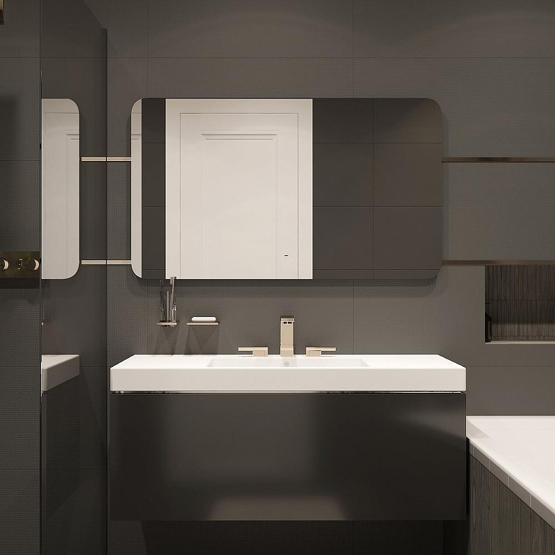 Зеркало DIWO Кострома 120 ЗЛП1719 с подсветкой с бесконтактным выключателем