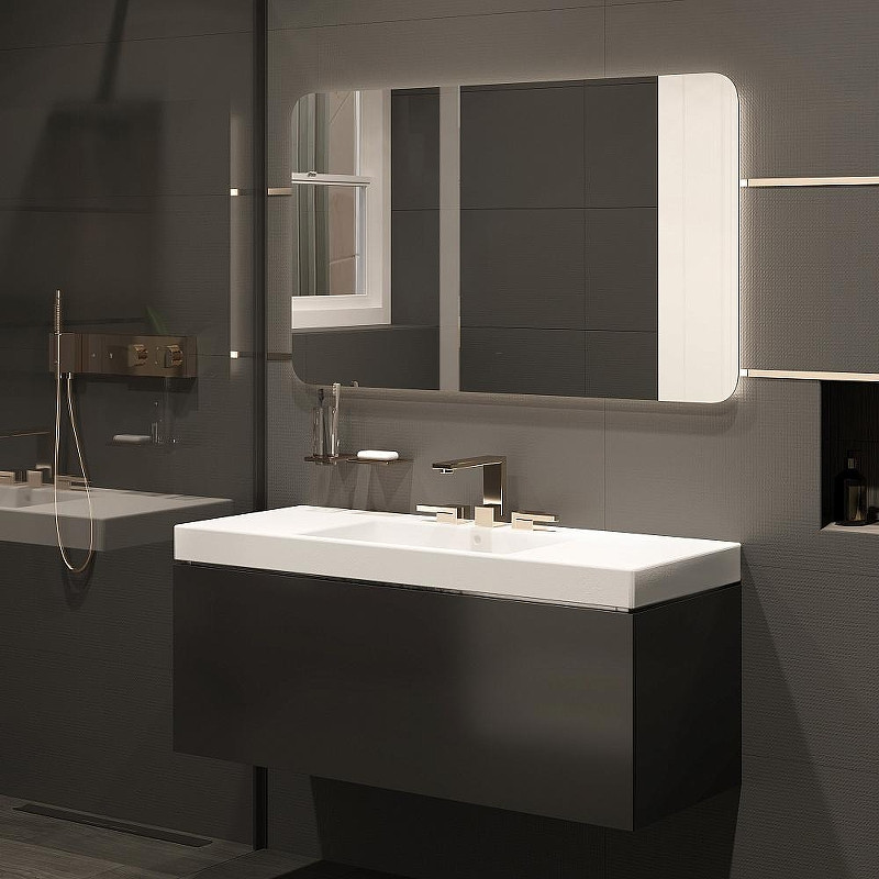 Зеркало DIWO Кострома 120 ЗЛП1719 с подсветкой с бесконтактным выключателем