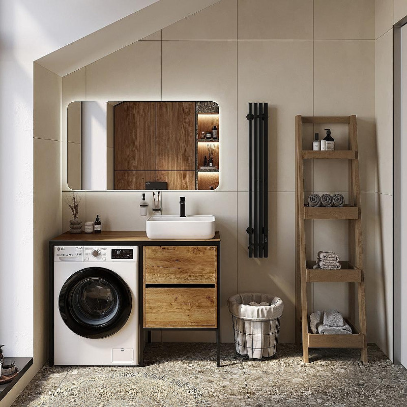 Зеркало DIWO Кострома 120 ЗЛП1719 с подсветкой с бесконтактным выключателем