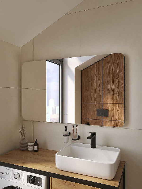 Зеркало DIWO Кострома 120 ЗЛП1719 с подсветкой с бесконтактным выключателем