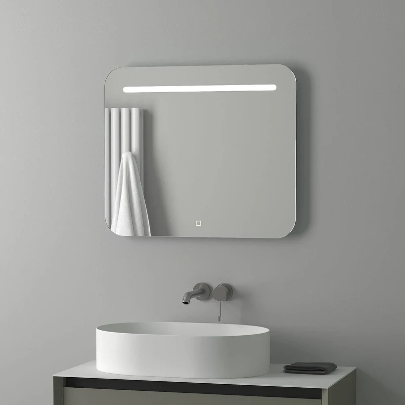 Зеркало Evoform Ledline 60x70 BY 2444 с подсветкой 5.5 W - сенсорный выключатель стекло