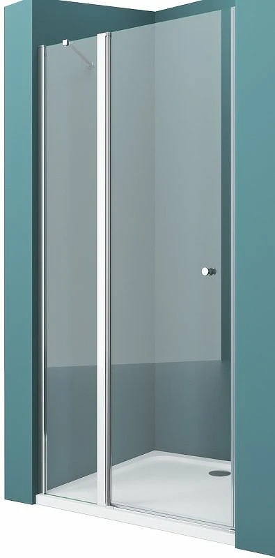 Душевая дверь BelBagno Etna 120 ETNA-B-12-60/60-C-Cr-90 профиль Хром стекло прозрачное
