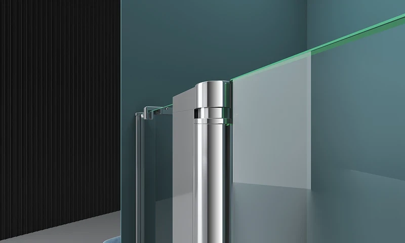 Душевая дверь BelBagno Etna 120 ETNA-B-12-60/60-C-Cr-90 профиль Хром стекло прозрачное