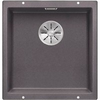 Кухонная мойка Blanco Subline 400-U 523423 Темная скала искусственный камень (литьевой мрамор) встраиваемый