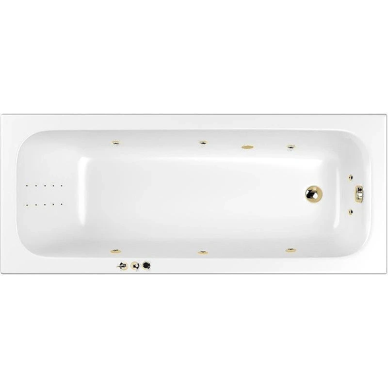 Акриловая ванна Whitecross Vibe 180x75 0105.180075.100.SMARTNANO.GL с гидромассажем