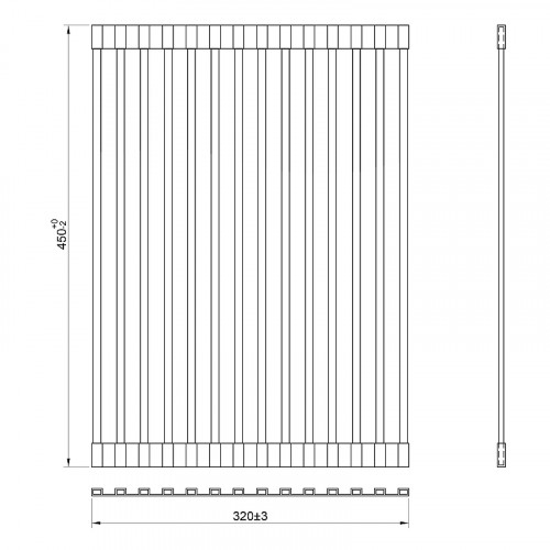 Ролл-мат Reflexion Arno RX3032GD цвет Брашированное золото