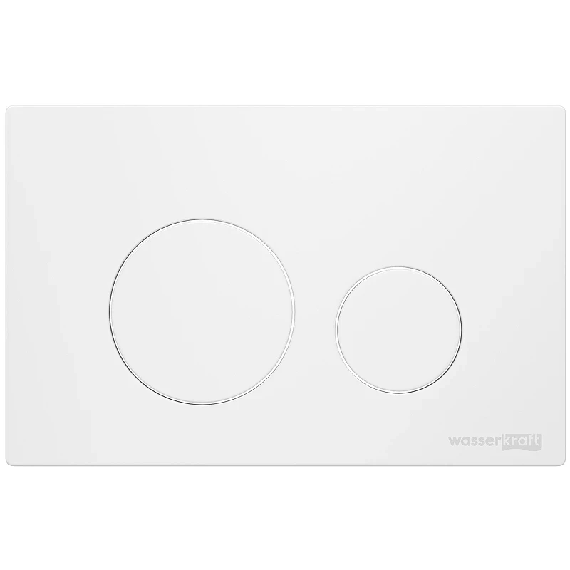 Смывной бачок WasserKRAFT Aller 10TLT.031.ME.WM02 для унитаза с Белой матовой клавишей смыва пластик