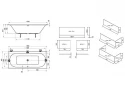 Акриловая ванна Ravak City Slim 180x80 C921300000 без гидромассажа