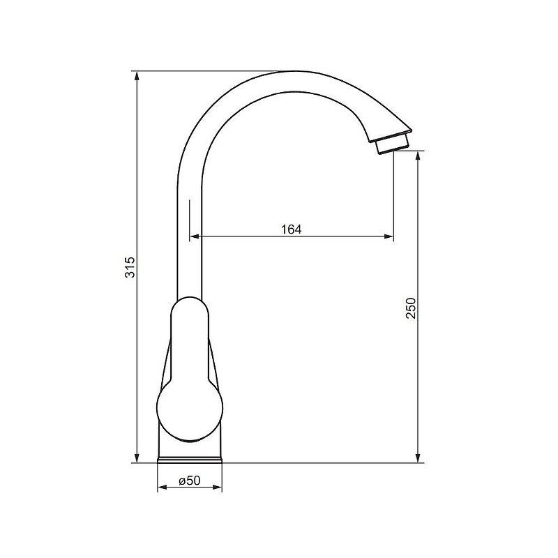 Смеситель для кухни Damixa Neptune DX408000200 цвет Белый