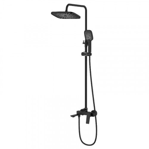 Душевая система Azario Lursy AZ-K2349B цвет Черный матовый